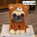 عروسک طرح سگ بولداگ مدل لباس پوش کد JIMI110 ارتفاع 30 سانتی‌متر - Image 5