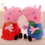عروسک طرح پپاپیگ مدل Peppa Family ارتفاع 30 سانتی متر بسته 4 عددی - Image 3