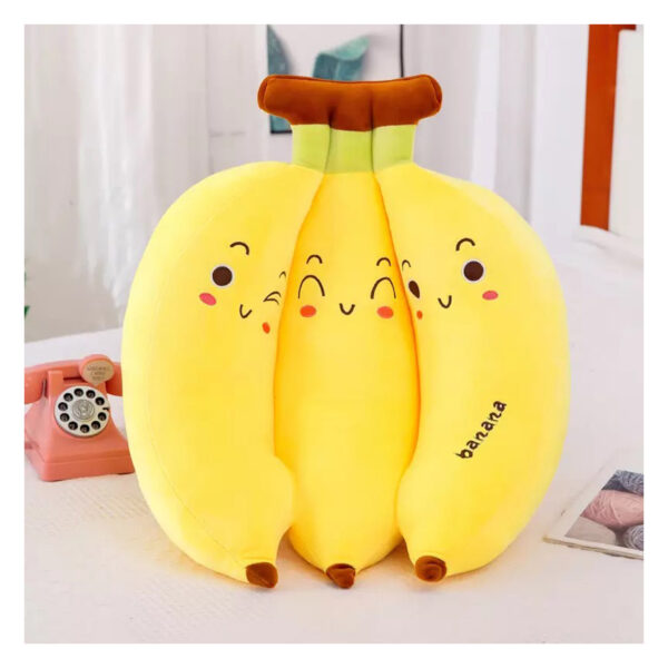 عروسک طرح موز خوشه ای بالشتی ارتفاع 60 سانتی متر - Image 7