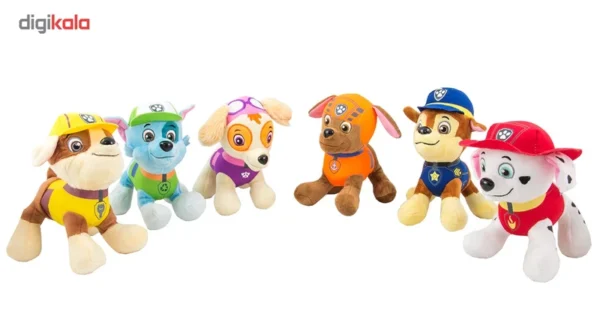 عروسک سگ های نگهبان Paw Patrol بسته 6 عددی - Image 2