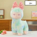 عروسک طرح بره لاما مدل پاپیونی کد JIMI110 ارتفاع 30 سانتی‌متر - Image 3