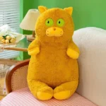 عروسک طرح گربه مدل چشم رنگی کد 110 ارتفاع 40 سانتی‌متر - Image 3