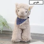عروسک طرح بره لاما مدل گل به سر کد JIMI110 ارتفاع 35 سانتی‌متر - Image 2