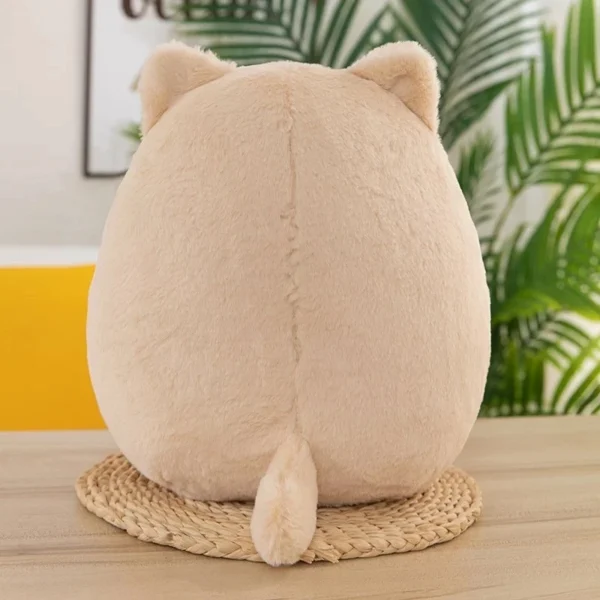 عروسک طرح گربه آوکادو مدل Kawaii Avocado Cat ارتفاع 24 سانتی‌متر - Image 3