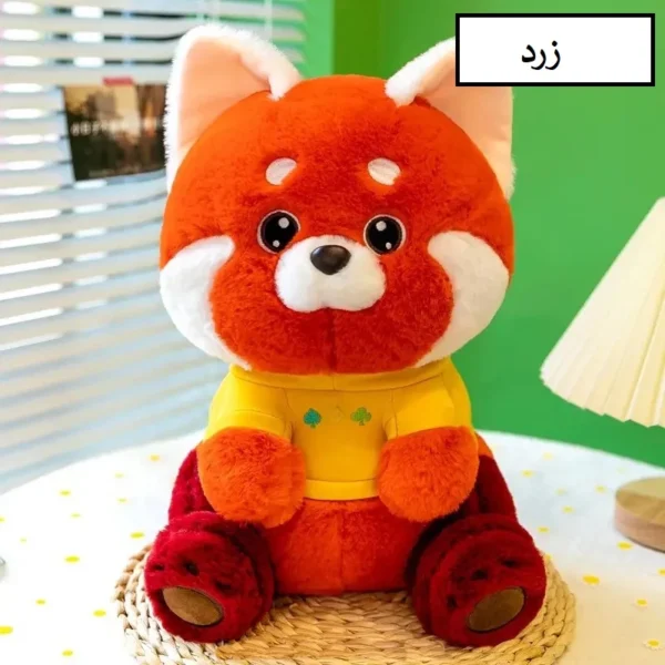 عروسک طرح خرس پاندا سرخ مدل JIMI110 ارتفاع 38 سانتی‌متر - Image 4