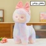 عروسک طرح بره لاما مدل پاپیونی کد JIMI110 ارتفاع 30 سانتی‌متر - Image 4