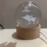 چراغ خواب طرح گوی کریستال مدل سفره دریایی و ماه کد JIMI110 - Image 2