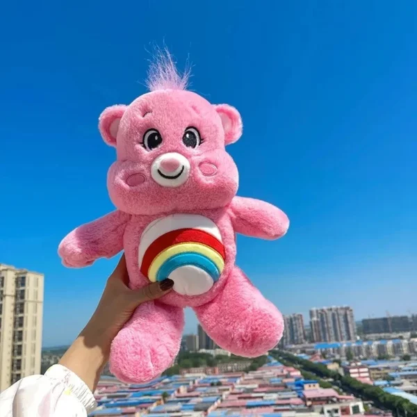 عروسک طرح خرس مهربان مدل رنگین کمان کد JI110 ارتفاع 35 سانتی‌متر - Image 3