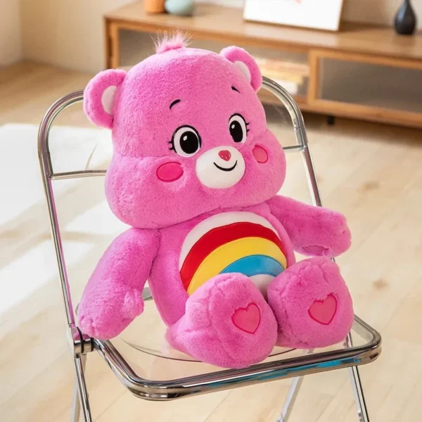 عروسک طرح خرس مهربان مدل رنگین کمان کد JI110 ارتفاع 35 سانتی‌متر - Image 2