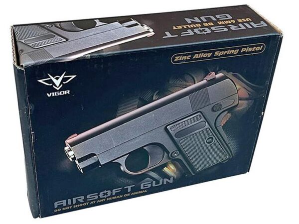 کلت فلزی ساچمه ای مدل V6 Air Soft Gun - Image 4