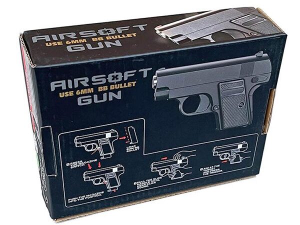 کلت فلزی ساچمه ای مدل V6 Air Soft Gun - Image 3