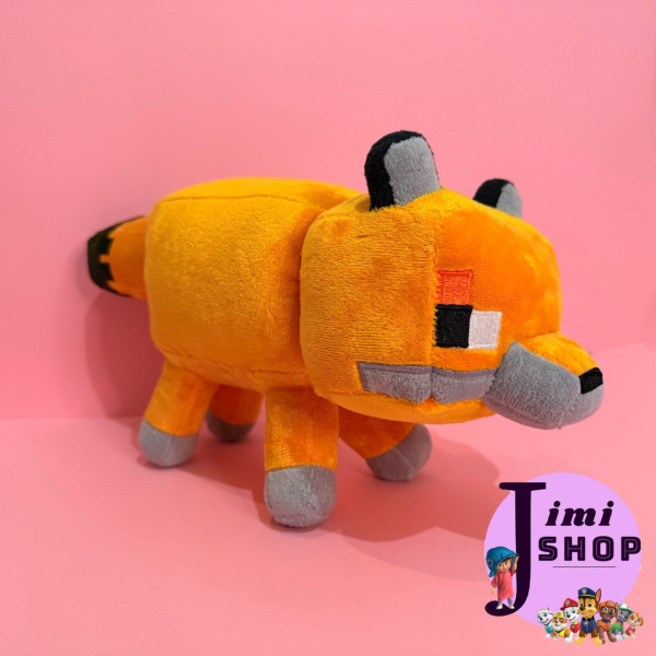 robah1 عروسک طرح روباه مدل ماینکرافت کد JI110 طول 30 سانتیمتر - Image 1