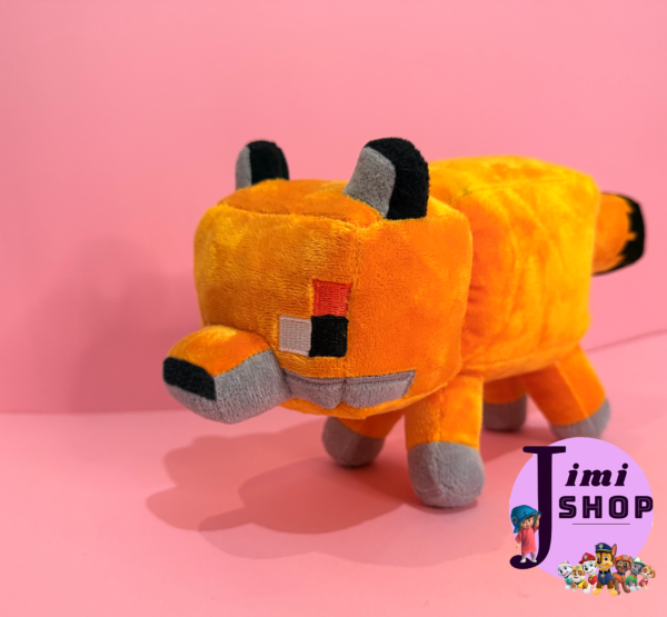عروسک طرح روباه مدل ماینکرافت کد JI110 طول 30 سانتی‌متر - Image 2