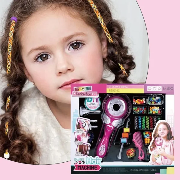 ست اسباب بازی بافت و تزئین مو مدل فشن - Image 3