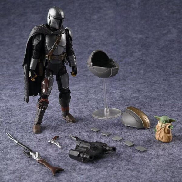 فیگور مدل ماندالورین و بیبی یودا STAR WARS - Image 3