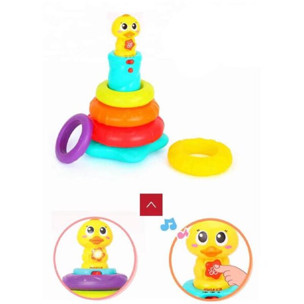 اسباب بازی حلقه هوش موزیکال مدل جوجه Hola Toys - Image 2
