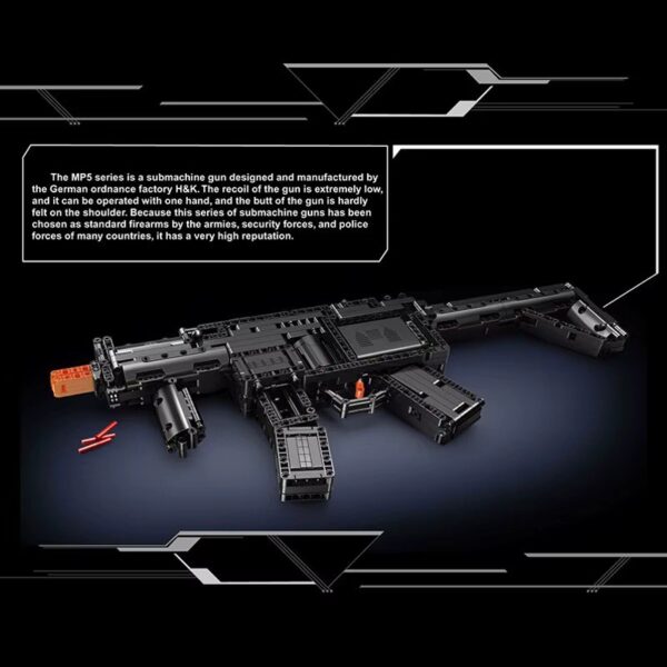لگو تفنگ MP5 مدل مولد کینگ - Image 4