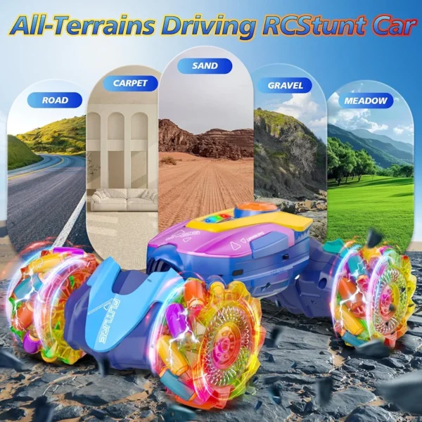 اسباب بازی ماشین کرمی چرخ کپسولی کنترلی مدل دودزا - Image 3