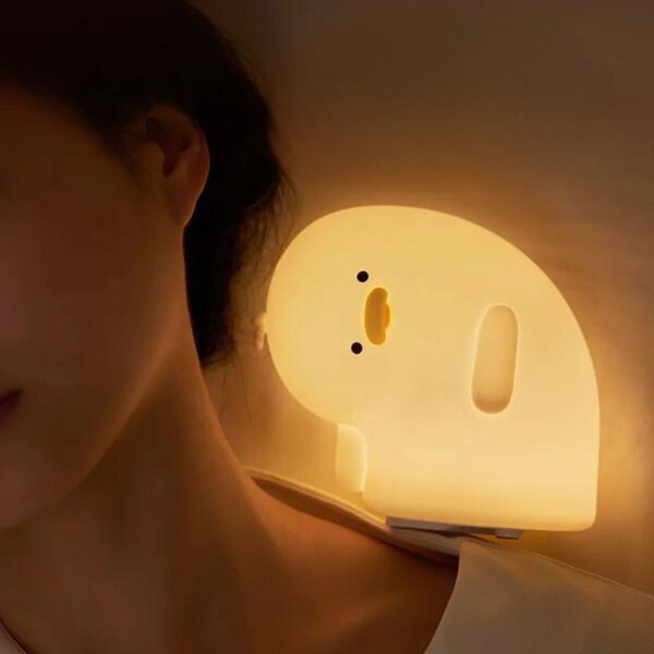 چراغ خواب سیلیکونی مدل جوجه اردک کیوت - Image 2