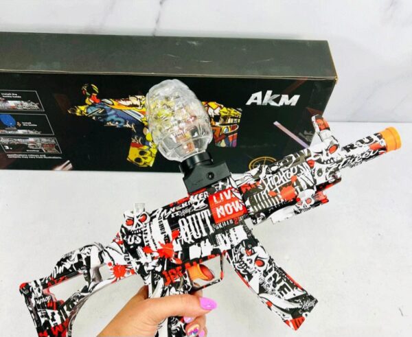 اسباب بازی تفنگ مدل تیر ژله‌ای AKM - Image 2