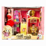 عروسک باربی همراه بچه مدل Happy Time