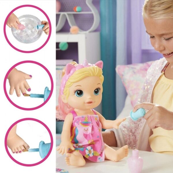 اسباب بازی عروسک بیبی الایو آرایشی مدل Glam Spa Baby - Image 3