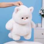 عروسک طرح گربه مدل شکم گنده کد JIM110 ارتفاع ۳۵ سانتی‌متر - Image 4