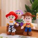 عروسک طرح شخصیت های توی استوری Toy story کد Jimi110 ارتفاع ۲۰ سانتی متر مجموعه سه عددی