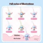 عروسک شانسی استیچ بلایندباکس مدل MINISO کد JI110 ارتفاع 15 سانتی متر - Image 6