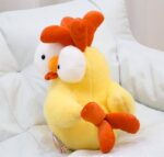 عروسک طرح خروس مدل چشم قلمبه کد JIMI110 ارتفاع 20 سانتی متر - Image 2