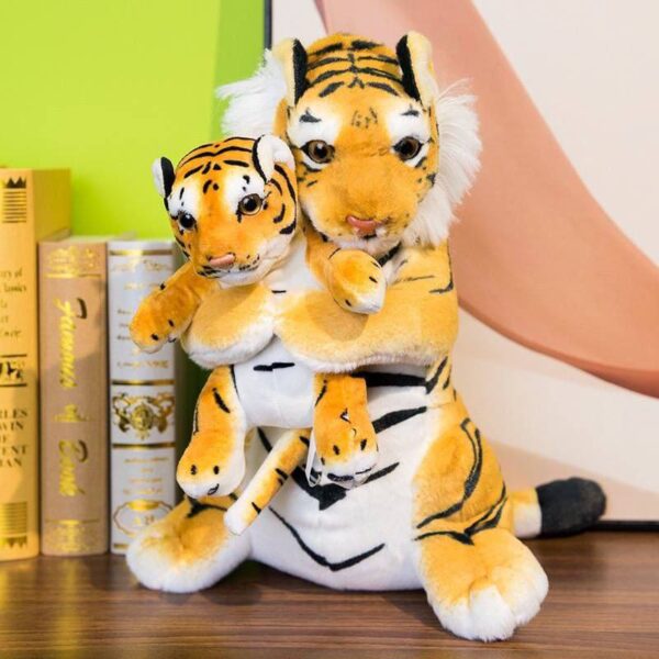 IMG_20250906_172423_060 عروسک طرح ببر مدل بچه بغل کد JIM110 ارتفاع ۴۰ سانتیمتر - Image 1