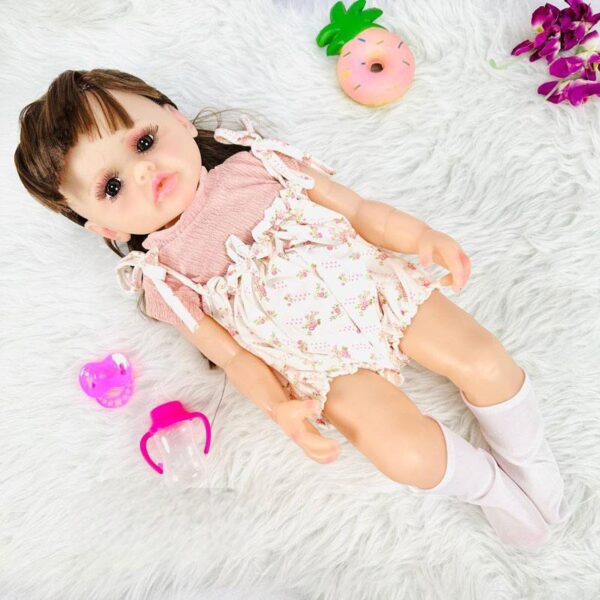 عروسک دختر سیلیکونی مدل چتری دار کد ۰۲ - Image 2