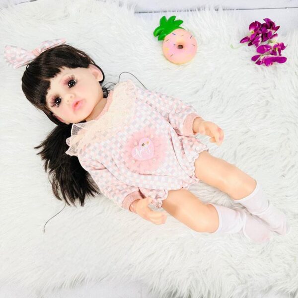 عروسک دختر سیلیکونی مدل چتری دار کد ۰۴ - Image 2
