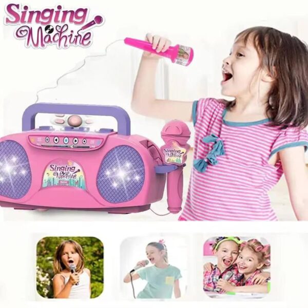 اسباب بازی اسپیکر با میکروفن مدل رادیو ضبط - Image 3