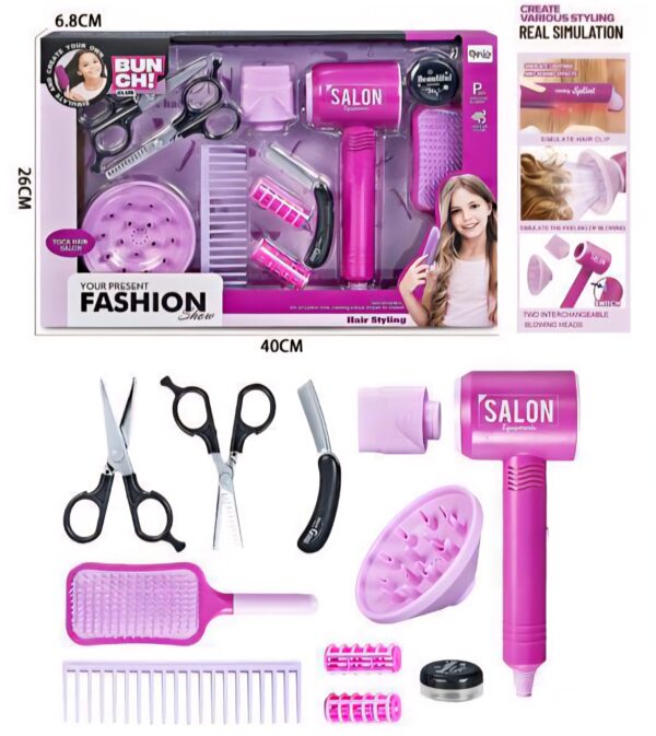 اسباب بازی ست آرایشی مو مدل Fashion - Image 2