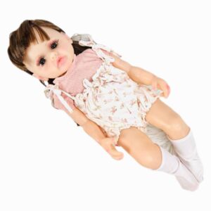 عروسک دختر سیلیکونی مدل چتری دار کد ۰۲