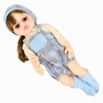عروسک دختر سیلیکونی مدل چتری دار کد ۰۳