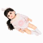 عروسک دختر سیلیکونی مدل چتری دار کد ۰۴