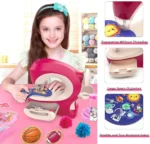 اسباب بازی چرخ خیاطی به همراه کاموا - Image 4