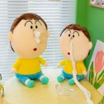 عروسک پسربچه مدل جا دستمال کاغذی کد JIMI110 ارتفاع 4۰ سانتی‌متر - Image 2