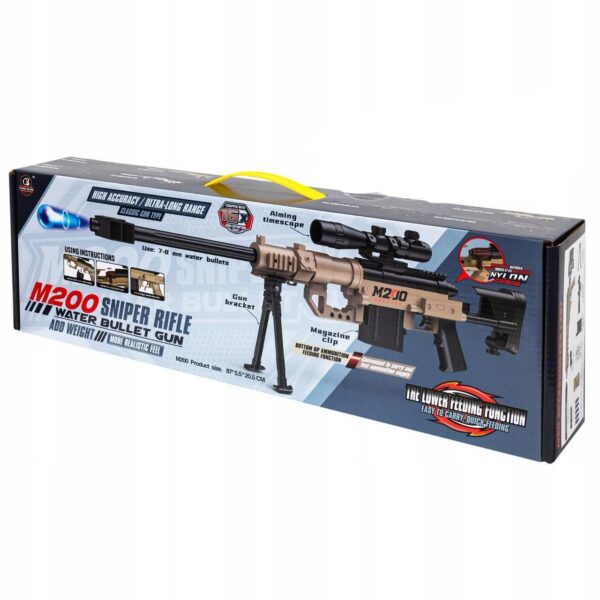 اسباب بازی تفنگ تیرژله‌ای مدل M200 Sniper Rifle - Image 3