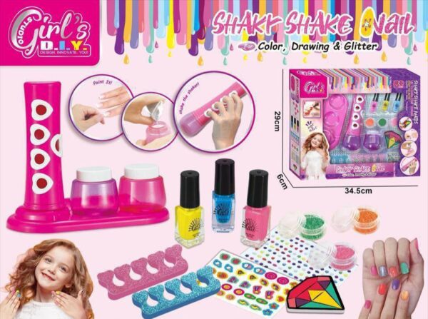 اسباب بازی ست پدیکور و مانیکور مدل Girls DIY - Image 2