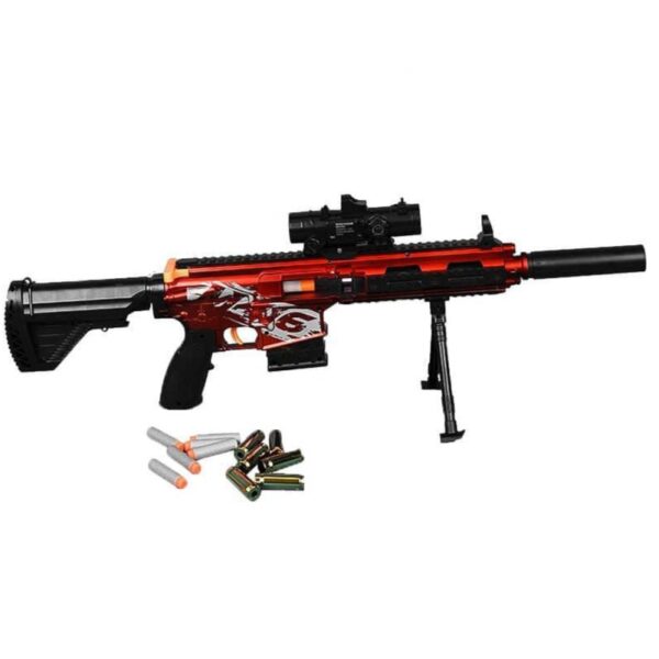 اسباب بازی تفنگ تیر ابری دوربین دار مدل m416 - Image 1