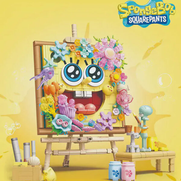 Lego-SpongeBob-Painting-Frame-612215-Nickeldeon-6 لگو قاب نقاشی مدل باب اسفنجی - Image 1