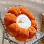 عروسک بالشتی مدل کوسن کدو طرح غاز کد JIM110 طول ۳۵ سانتی متر - Image 5