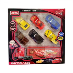 اسباب بازی ست کامیون و ماشین مدل مک کویین