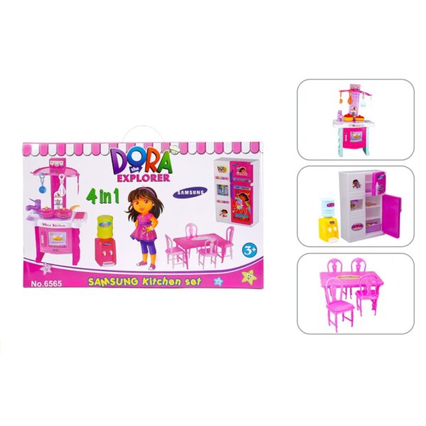 ali103_5536 اسباب بازی آشپزخانه دورا مدل 4 در 1 - Image 1