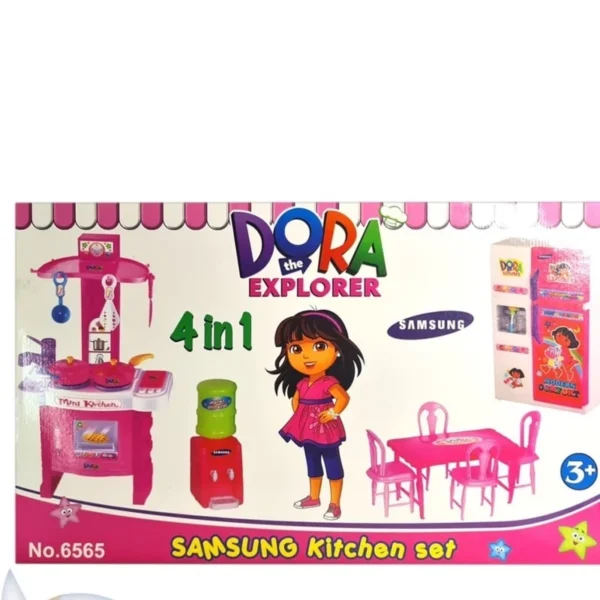 اسباب بازی آشپزخانه دورا مدل 4 در 1 - Image 3