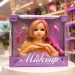 اسباب بازی نیم تنه آرایشی با ست دستبند ساز و شانه